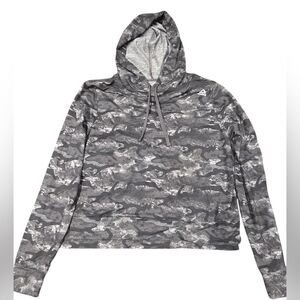 Reebok Gray Camouflage Hoodie